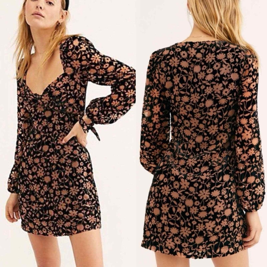 Saylor Noah Velvet Mini Dress